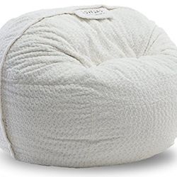 Lovesac Supersac Beanbag 6 Ft White Phur 