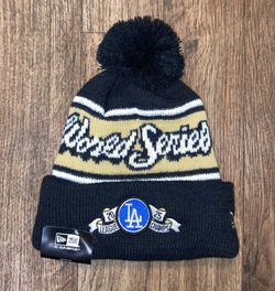 Dodgers World Series Beanie