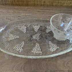 Set Of 4-Vintage Lunchin Plate And Cups-4 Plates,4cups
