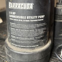4 Submersible Utility Pumps – 1/4 HP (Barracuda & Superior)
