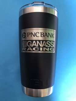 NEW!  PNC - CHIP GANASSI RACING  - YETI Rambler Tumbler w/MagSlider Lid 20oz Black NWT