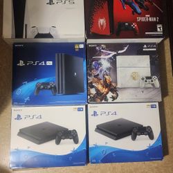 NIB PLAYSTATION 4 AND 5