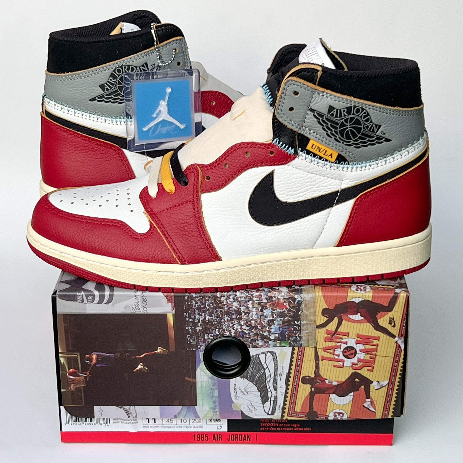 New Air Jordan 1 Retro Union LA OG SP High Chicago Shadow HV8563-600 DS