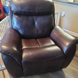 Power Recliner- Leather
