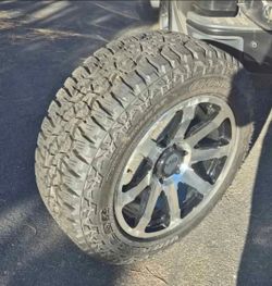 1 Chevy/GMC/Toyota 20 in wheel and Goodyear UltraTerrain Tire