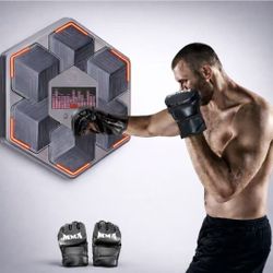 NEW Boxing Set Interactive Bluetooth Punching Target With Boxing Gloves