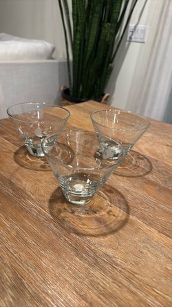 Princess House Martini Glasses