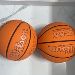 Wilson NCAA Evo NXT Silver Color Game Basketball