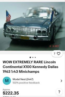 1963 PRESIDENTIAL VEHICLE ☆NUMBER 1 THE KENNEDY CAR