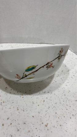 New Lenox Chirp Pattern Salad Bowl