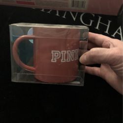 Vs Pink Stainless steel cup new never opened