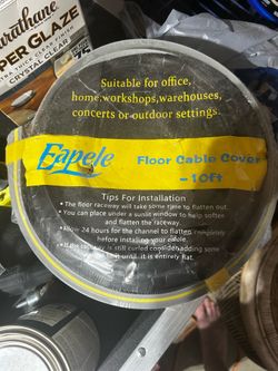 Eapele floor Cable cover 10ft.