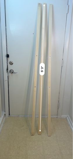 Bed Frame Side Rails 5'3" Set of 3