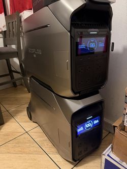 EcoFlow 4,000 Watt Delta Pro 3 Solar Generator Home Back Up Power Station