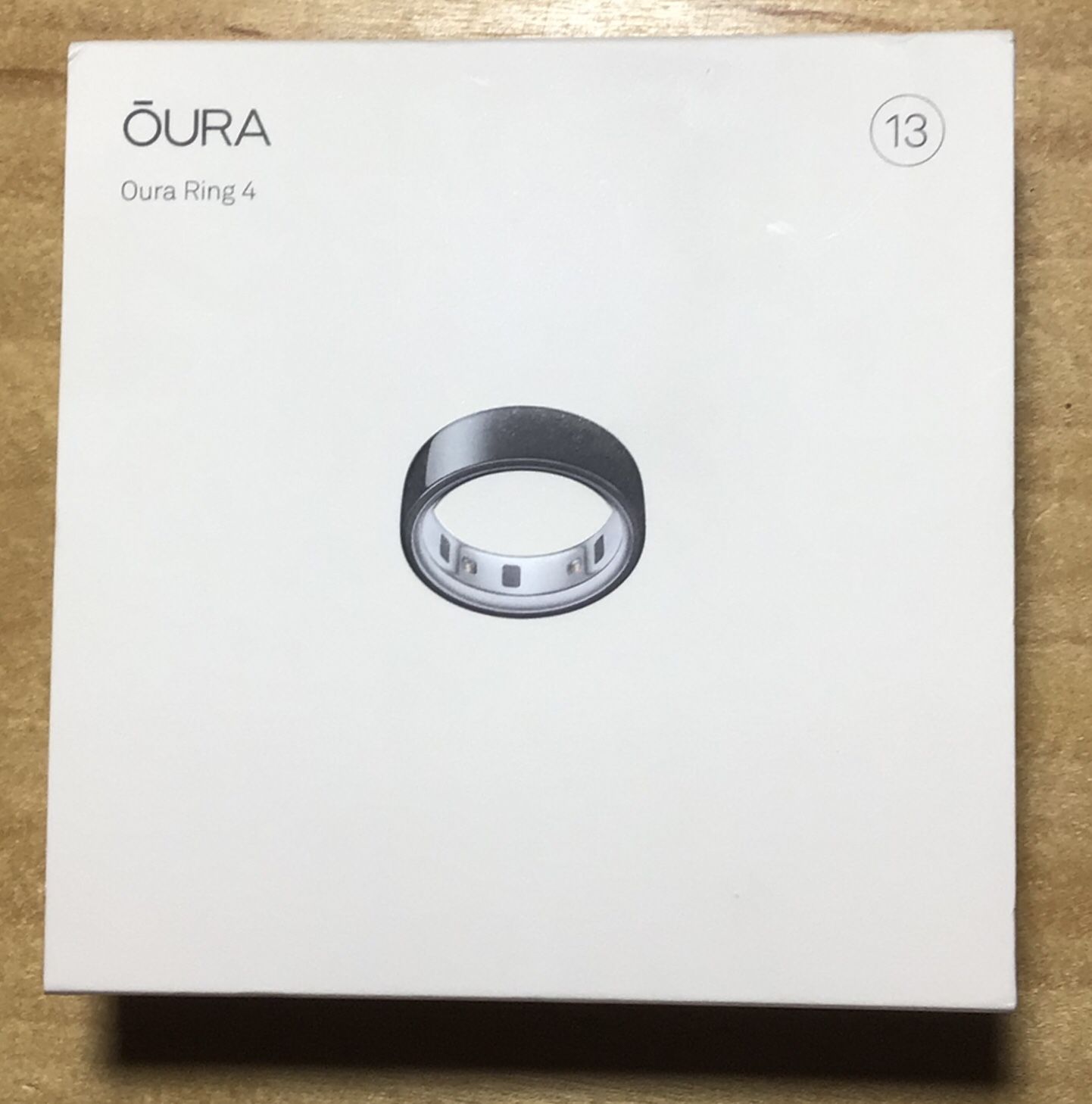 Oura Ring Black Size 13