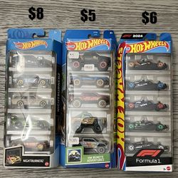 Hot Wheels 5 Packs