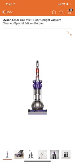 Dyson Small Ball Multi Floor Upright Vacuum Cleaner Special Edition purple