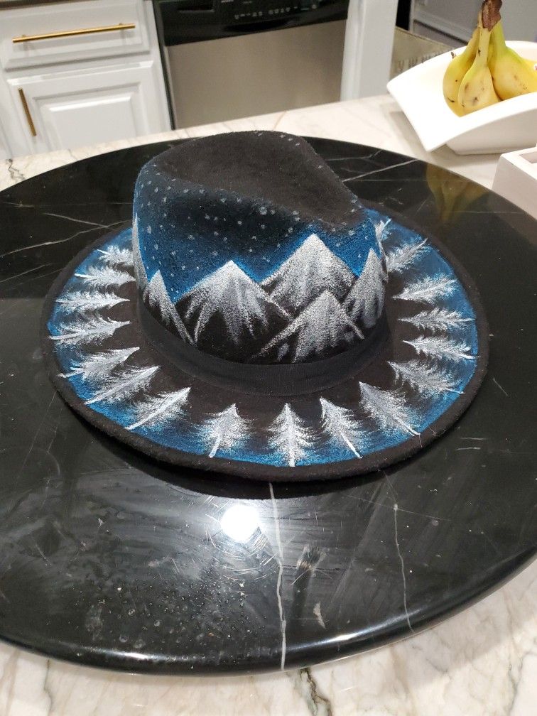 Custom painted Cowboy/Cowgirl Hat