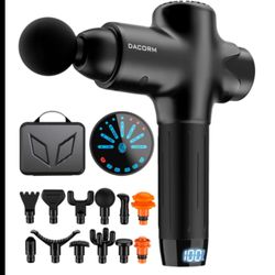 DACORM masssage gun w/ accessories