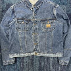 Thick Denim Motorcycle Jacket 