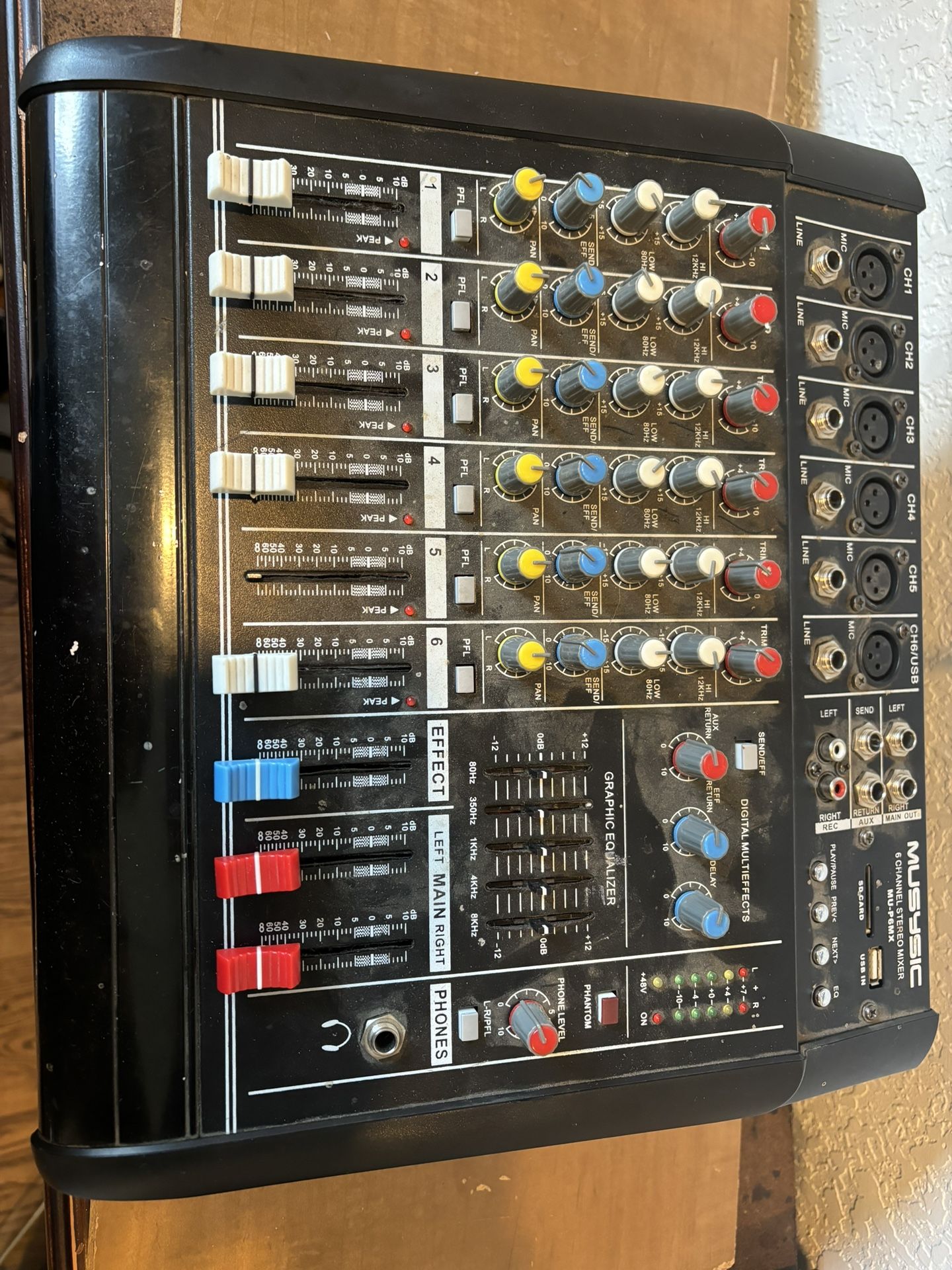 MUSYSIC MU-P6MX Mixer
