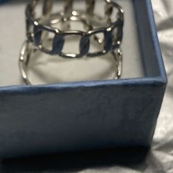 Silver 925  Chain Rings  Size 10  And 9/5     26:00 C/u