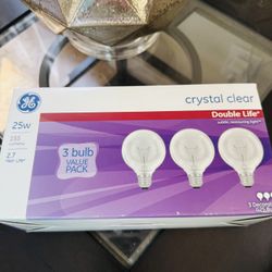 Decorative G25 Light Bulbs X 2