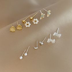New 6 Pairs Earrings Set, Valentines Gift 