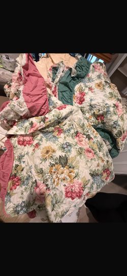 Bed Spread 80s Floral Bed Spread 
