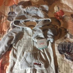 Fleece Zip Up Mickey Outfit 18 Months