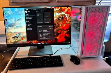 GAMING PC i5 10(contact info removed)ti 16GB 1.25tb Windows 11 (27" monitor)
