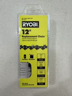 Ryobi RY12C1 12" Replacement Chain.