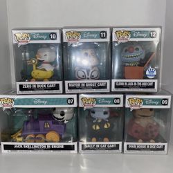 Funko Pop! The Nightmare Before Christmas Trains - Set Of 6 With Protectors
