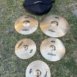 $300 Zildjian ZBT Starter Pack cymbals with Road Runner Cymbal Bag
