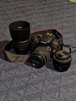 Canon EOS Rebel T5i DSLR Camera Kit + 3 Lenses | Great Beginner Photography Kit