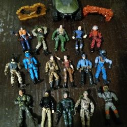 large lot army action figures