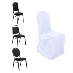 White Banquet Chair Cover