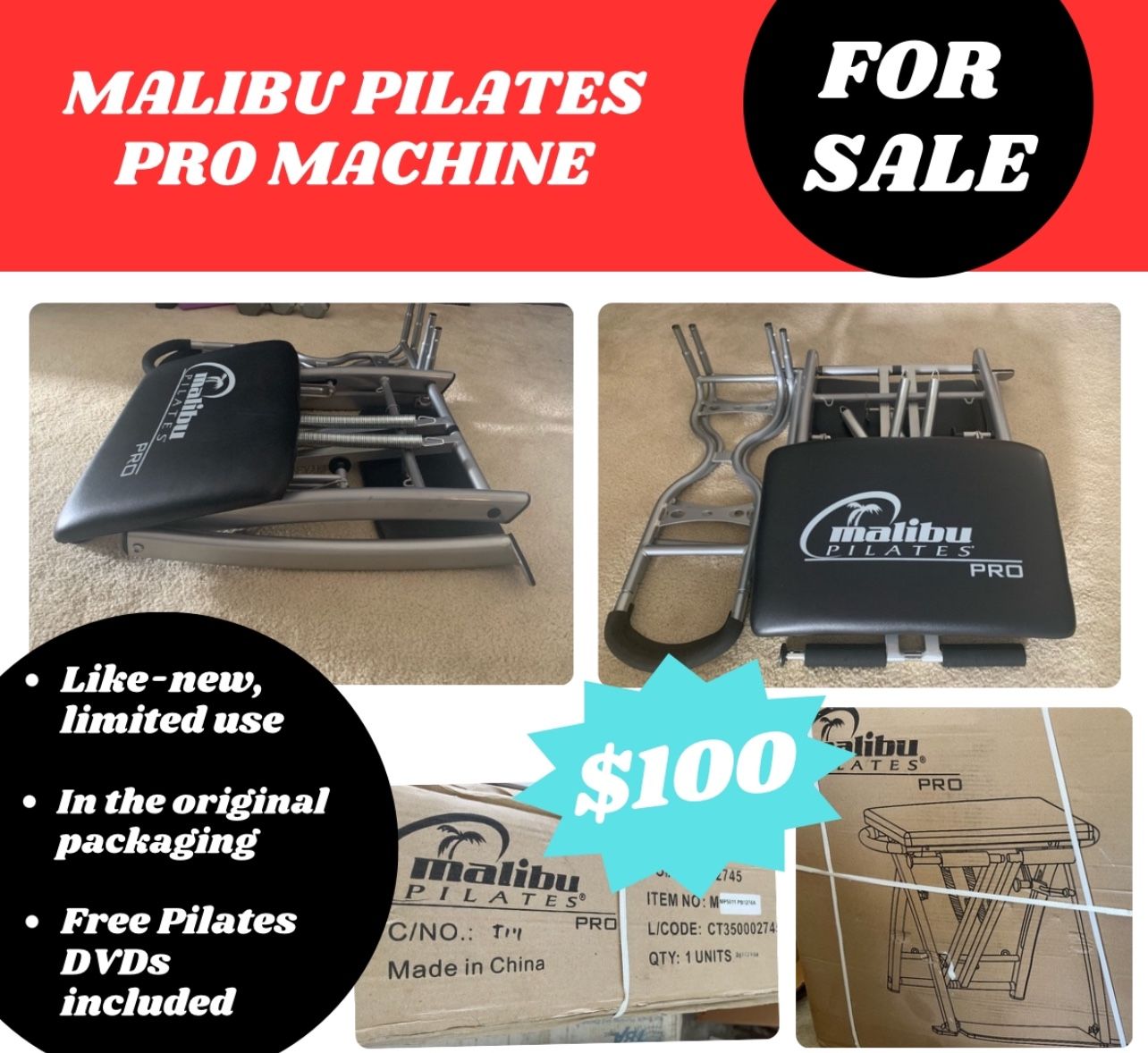 Malibu Pilates Machine