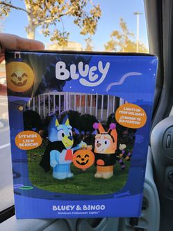 Bluey and bingo Halloween lights
