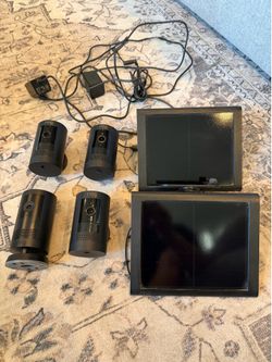 Ring Camera Bundle — 4 Cameras + 2 Solar Panels