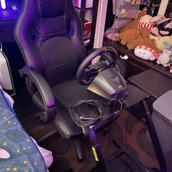 Hori - Xbox series X/S, Overdrive Wired Simulation Racing Wheel Rig w/ Stand & Chair