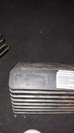 Truforce wheel chock worth $35 ea.