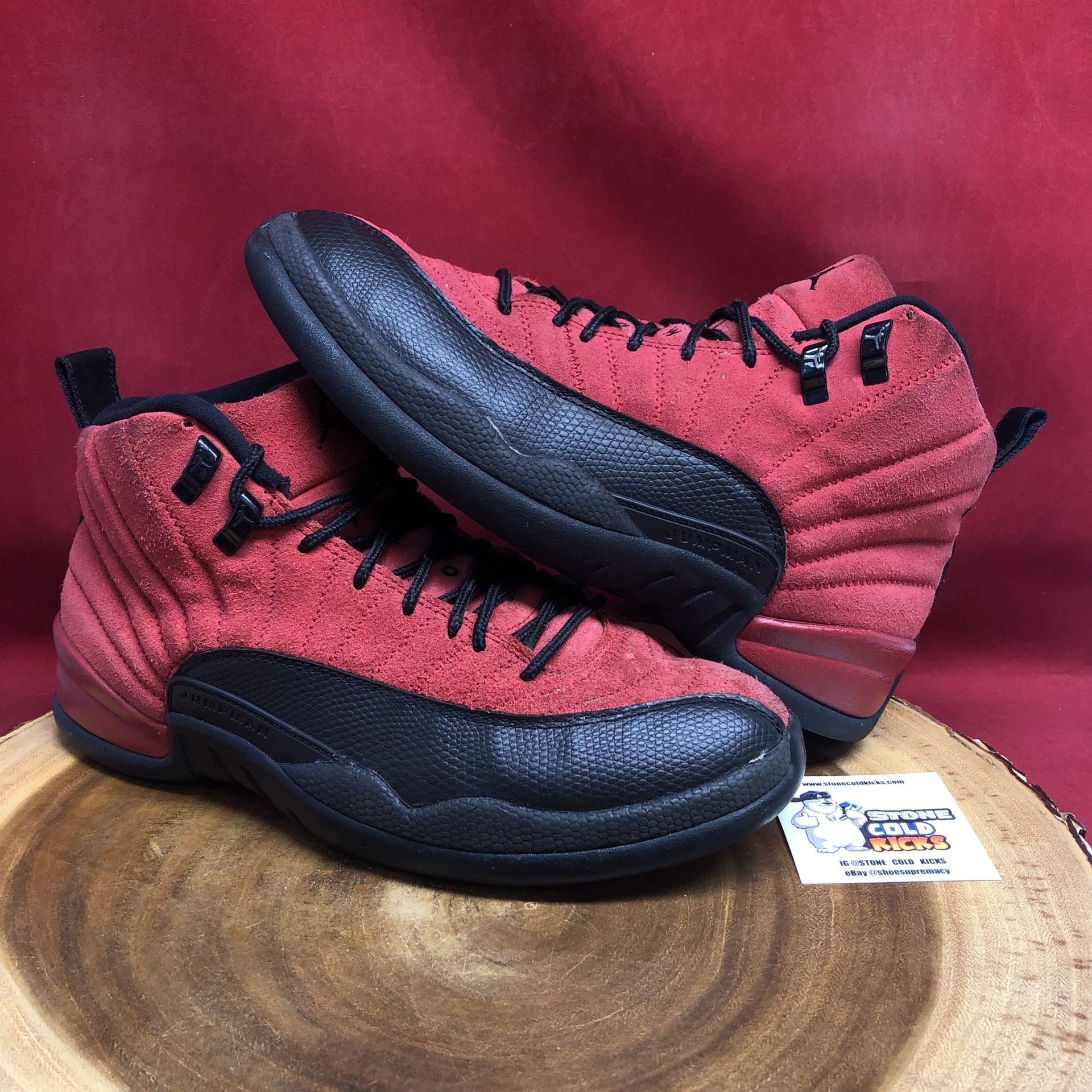 Nike Air Jordan 12 Retro Reverse Flu Game size 8.5 CT8013–602 OG 
