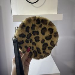 Cheetah Print Circle Bag
