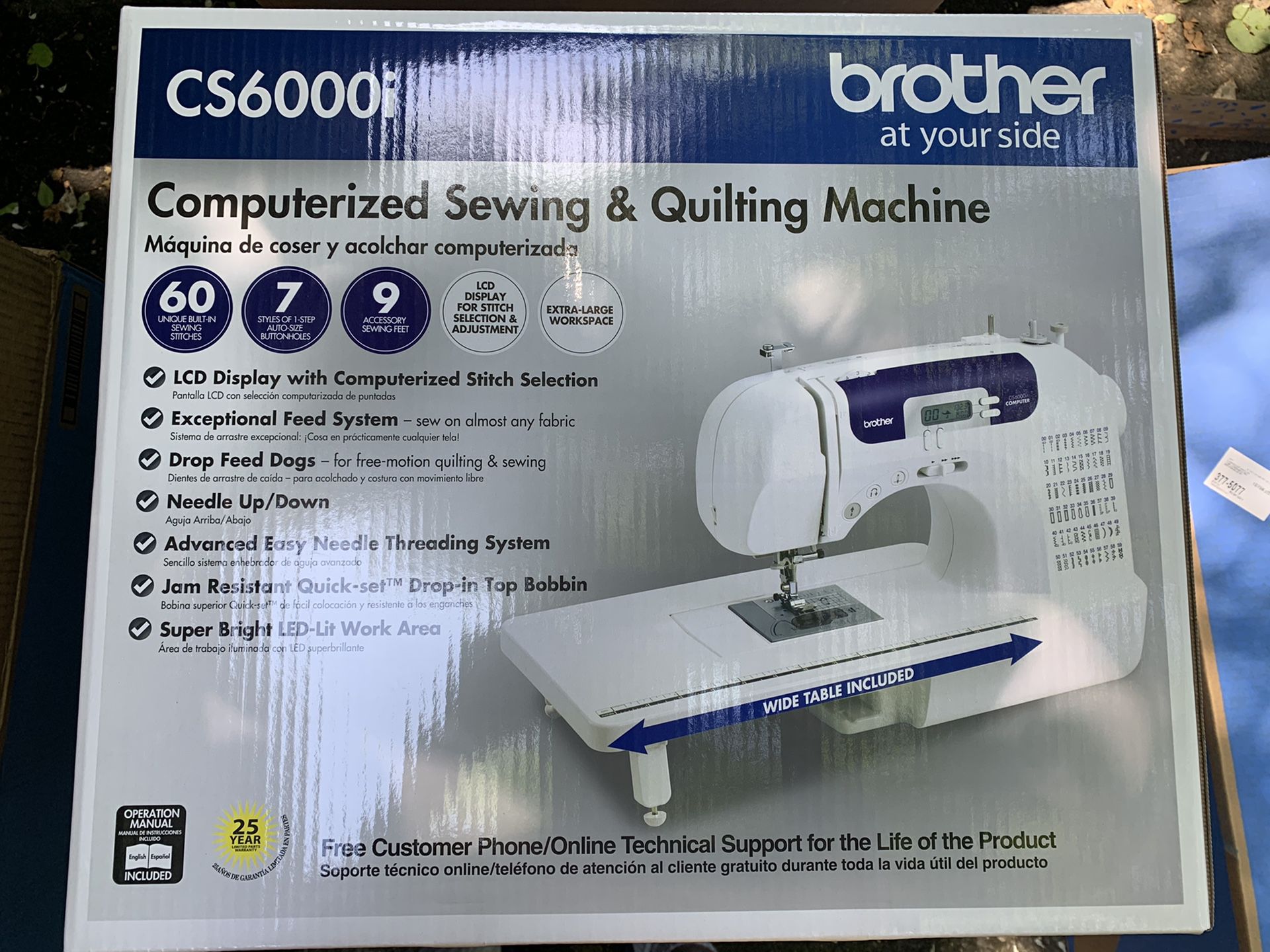 Brother CS6000i Sewing Machine BRAND NEW