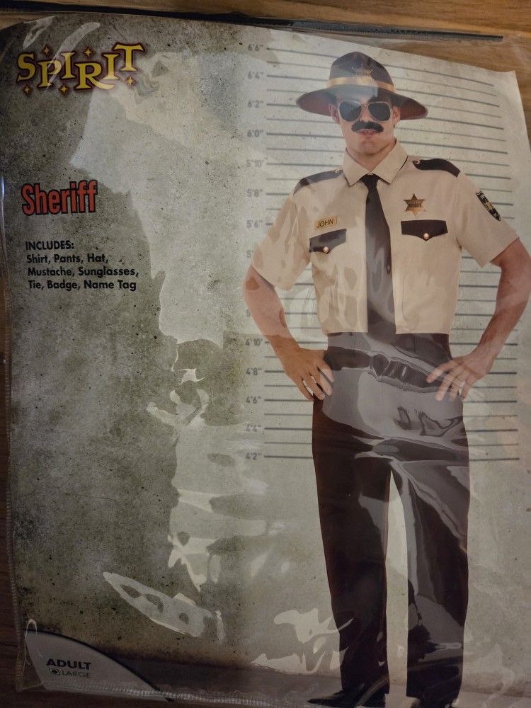 Sheriff Costume- Adult Halloween Costume