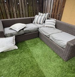 Patio sofa