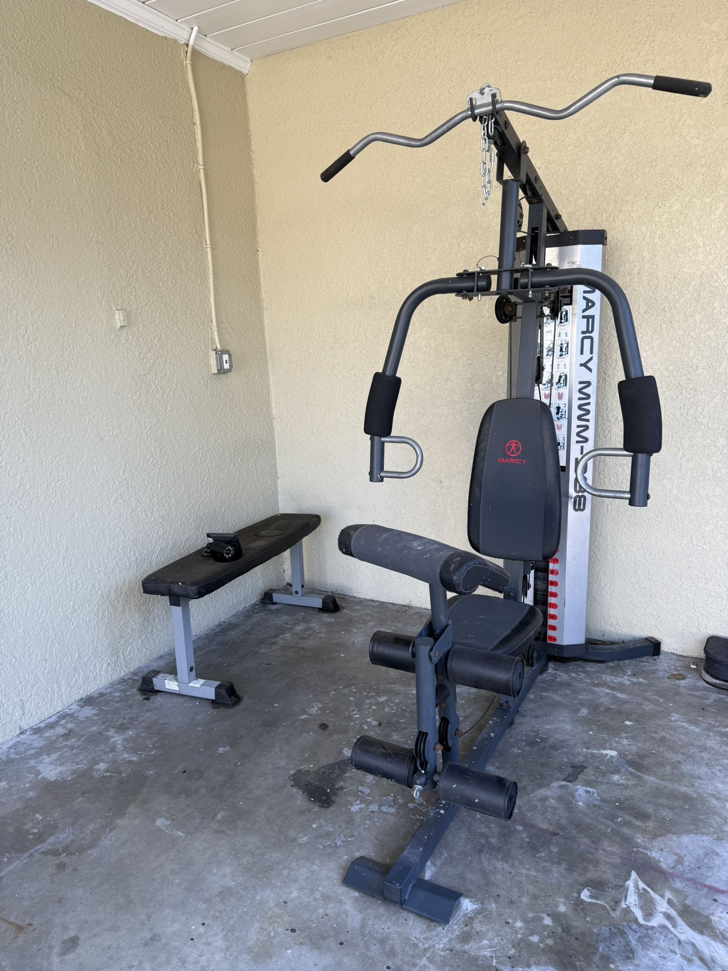 In home gym equipment