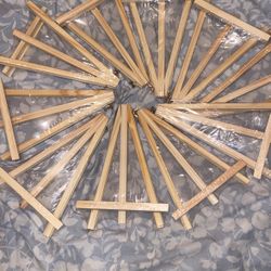 Natural wood displays