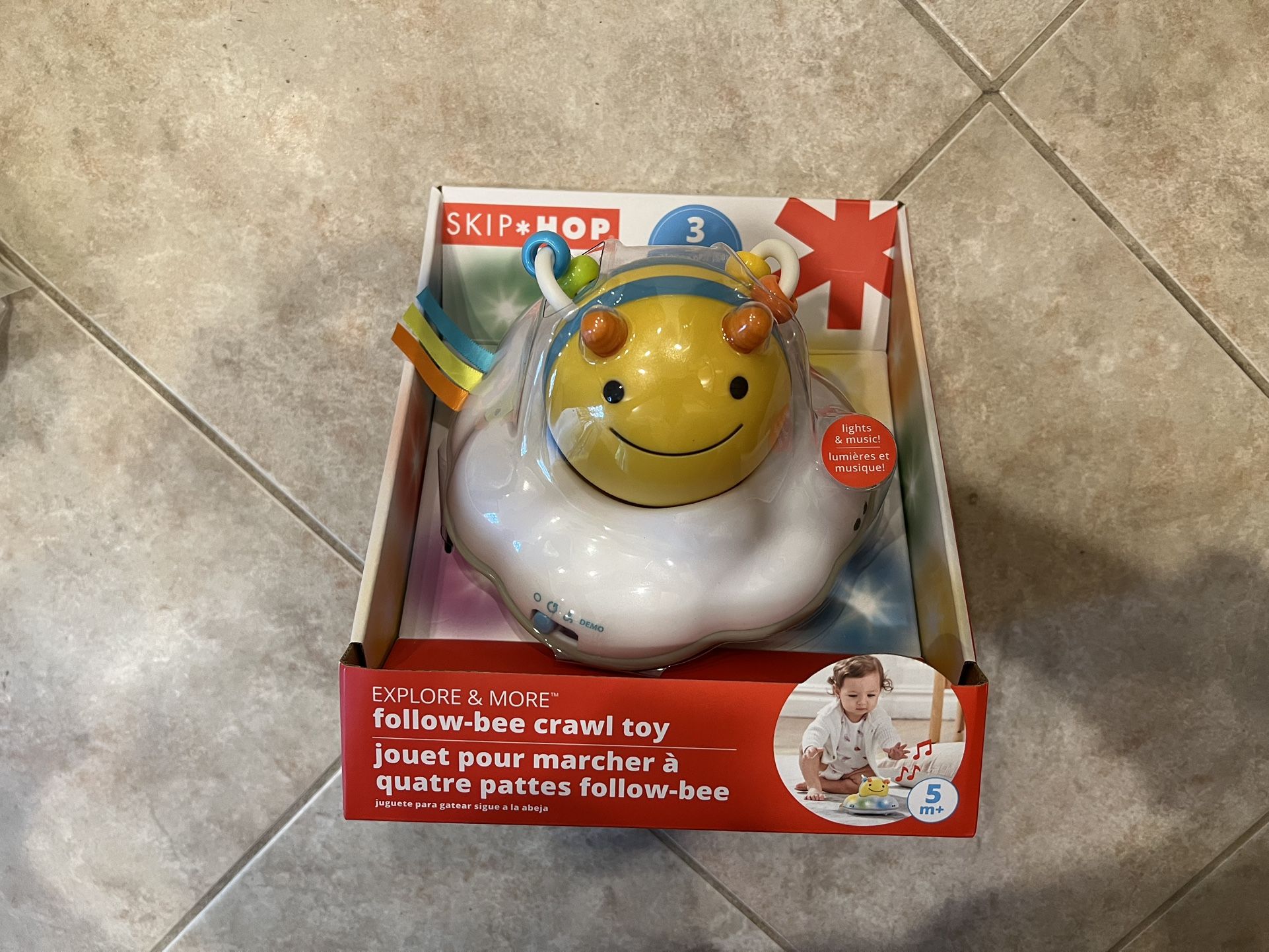 Skip Hop Explore & More Follow-Bee Crawl Toy